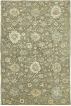 Kalaty SEVILLE Blue Rectangle 2x3 ft Wool and Silkette Carpet 135089