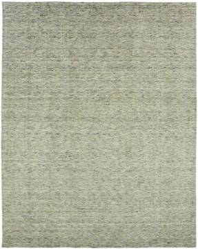 Kalaty TERRA Green Runner 10 to 12 ft Wool and Silkette Carpet 135169