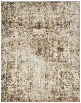 Kalaty THEORY Brown Rectangle 2x3 ft Polypropylene Carpet 135201