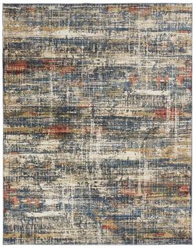 Kalaty THEORY Multicolor Rectangle 2x3 ft Polypropylene Carpet 135211
