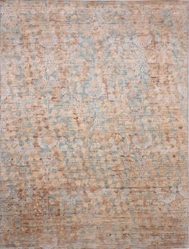Jaipur Blue Hand Knotted 9'1" X 12'1"  Area Rug 905-135924
