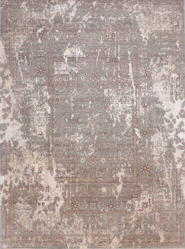 Jaipur Grey Hand Knotted 9'0" X 12'3"  Area Rug 905-135951