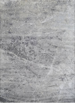 Modern Grey Hand Knotted 8'0" X 10'0"  Area Rug 903-136129