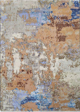 Modern Brown Hand Knotted 8'0" X 10'0"  Area Rug 903-136149