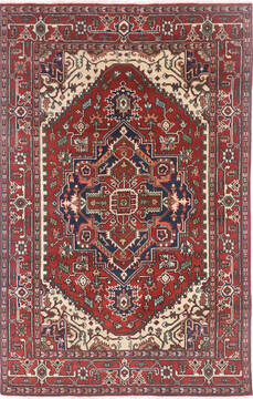 Heriz Multicolor Hand Knotted 6'0" X 9'0"  Area Rug 904-136493