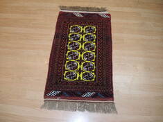 Baluch Red Hand Knotted 1'8" X 2'2"  Area Rug 100-137203
