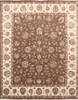 Jaipur Brown Hand Knotted 81 X 101  Area Rug 905-137484 Thumb 0