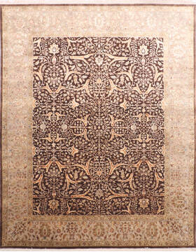 Jaipur Brown Hand Knotted 8'1" X 10'0"  Area Rug 905-137547