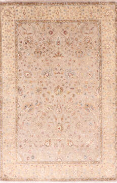 Jaipur Brown Hand Knotted 4'0" X 6'1"  Area Rug 905-137555