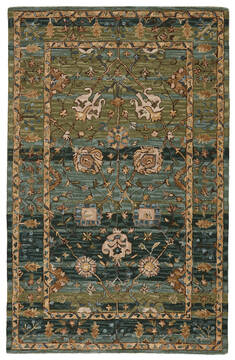 Jaipur Living Cardamom Green Rectangle 10x14 ft Wool Carpet 138530