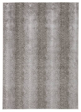 Jaipur Living Catalyst Grey Rectangle 5x8 ft Polypropylene and Polyester Carpet 138646