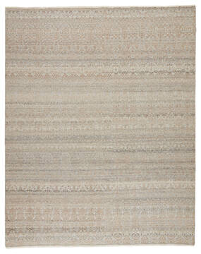 Jaipur Living Gaia Grey Rectangle 8x10 ft Wool and Viscose Carpet 138833