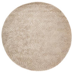 Jaipur Living Genesis Beige Round 9 ft and Larger Wool and Viscose Carpet 138931