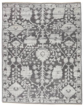 Jaipur Living Sonnette Grey Rectangle 8x10 ft Wool Carpet 139519
