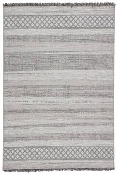 Jaipur Living Tikal Grey Rectangle 2x4 ft Polypropylene and Polyester Carpet 139621