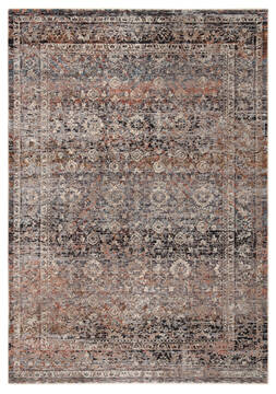 Jaipur Living Valentia Grey Rectangle 9x13 ft Polyester and Viscose Carpet 139680