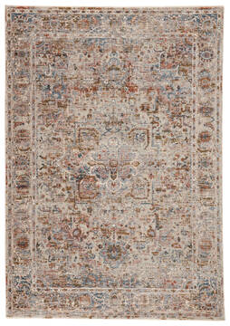 Jaipur Living Valentia Grey Rectangle 9x13 ft Polyester and Viscose Carpet 139704