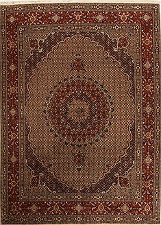 Persian Mood Multicolor Rectangle 8x11 ft Wool Carpet 14172