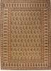 Kashan Beige Hand Knotted 710 X 112  Area Rug 251-14239 Thumb 0