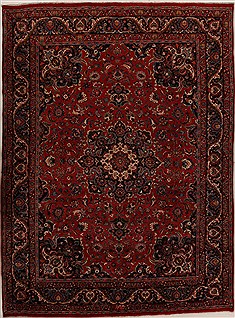 Khorasan Red Hand Knotted 9'9" X 13'5"  Area Rug 251-14264