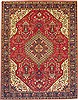 Tabriz Red Hand Knotted 910 X 128  Area Rug 100-14738 Thumb 0