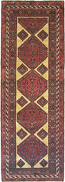Sarab Brown Runner Hand Knotted 3'10" X 10'9"  Area Rug 100-14753