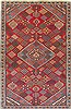 Joshaghan Red Hand Knotted 42 X 64  Area Rug 100-14766 Thumb 0