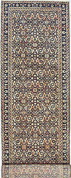Persian Mahi Blue Runner 16 to 20 ft Wool Carpet 14782