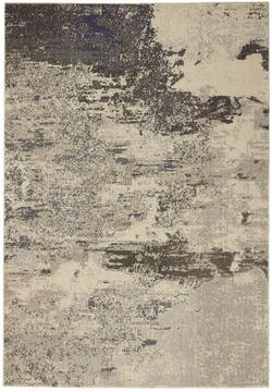 Nourison Celestial Beige Rectangle 5x7 ft Polypropylene Carpet 140935