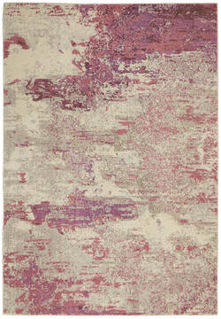 Nourison Celestial Beige Rectangle 5x7 ft Polypropylene Carpet 140950