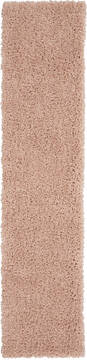 Nourison Malibu Shag Purple Runner 6 to 9 ft Polypropylene Carpet 141659