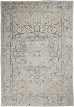 Nourison Malta Beige Rectangle 9x12 ft Polypropylene Carpet 141707