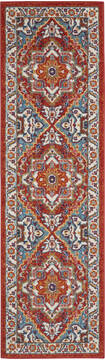 Nourison Passion Red Runner 2'2" X 7'6" Area Rug  805-142178