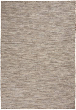 Nourison Positano Beige Rectangle 5x7 ft Polypropylene Carpet 142341