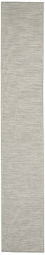 Nourison Positano Grey Runner 10 to 12 ft Polypropylene Carpet 142367