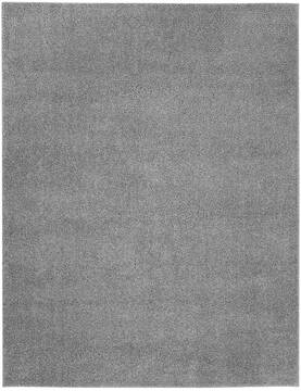 Nourison Shangri-La Grey Rectangle 8x10 ft Polypropylene Carpet 142565