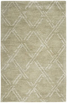 Nourison Venosa Green Rectangle 4x6 ft Rayon Carpet 142955