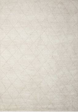 Nourison Heath White Rectangle 4x6 ft Rayon Carpet 143087