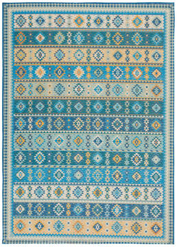 Nourison Madera Orange Rectangle 5x7 ft Polyester Carpet 143172