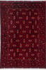 Khan Mohammadi Red Hand Knotted 66 X 95  Area Rug 700-143463 Thumb 0