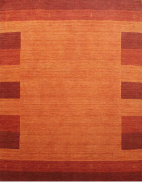 Indian Luri Red Rectangle 5x7 ft Wool Carpet 144937
