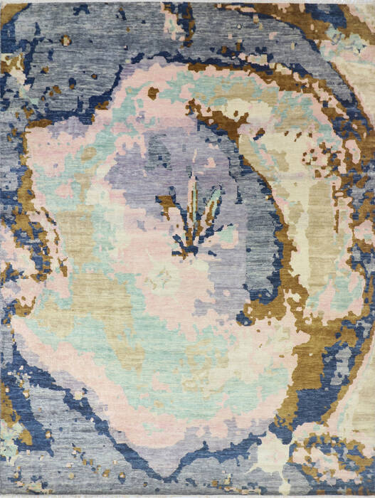 Modern-Contemporary Multicolor Hand Knotted 810 X 119 Area Rug 904-145167 Image 0
