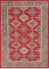 Kazak Red Hand Knotted 5'6" X 7'8"  Area Rug 700-145228