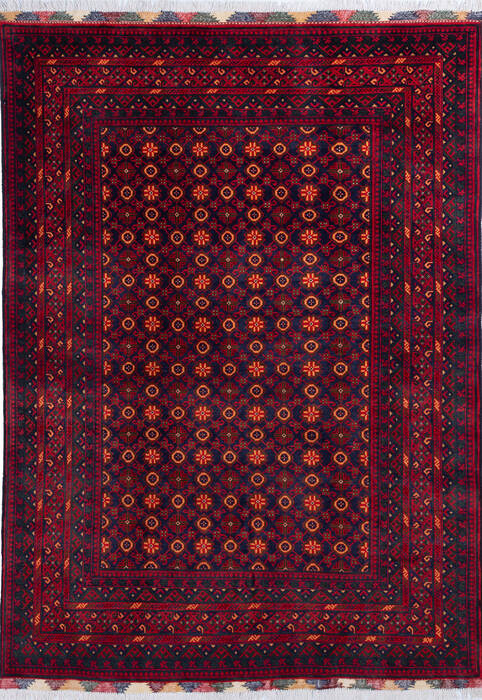 Khan Mohammadi Blue Hand Knotted 58 X 710 Area Rug 700-145791 Image 0