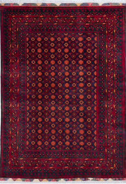 Khan Mohammadi Blue Hand Knotted 5'8" X 7'10"  Area Rug 700-145791