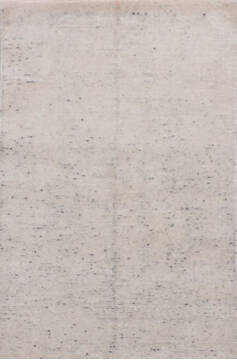 Indian Jaipur White Rectangle 2x3 ft Silk Carpet 146992