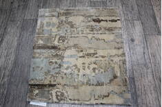 Jaipur White Square Hand Knotted 2'0" X 2'0"  Area Rug 124-146995