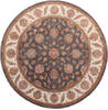 Jaipur Grey Round Hand Knotted 60 X 61  Area Rug 905-147172 Thumb 0