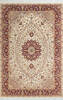Pak-Persian Beige Hand Knotted 57 X 84  Area Rug 700-147317 Thumb 0