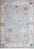 Agra Grey Hand Knotted 100 X 140  Area Rug 254-147497 Thumb 0